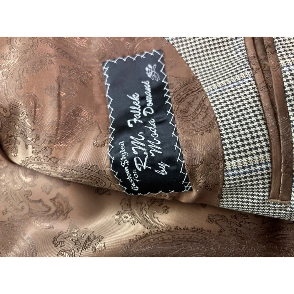 VTG Striped Blazer‎ Custom Moda Domani Men's